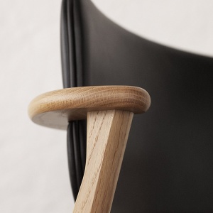 ARTEK židle Domus polstrovaná černá/černá
