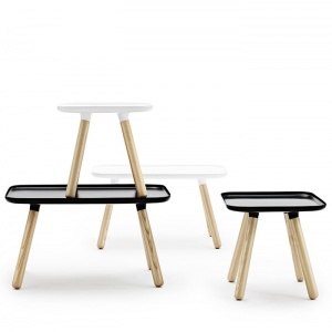 NORMANN COPENHAGEN odkládací stolek Tablo obdélníkový černá/přírodní