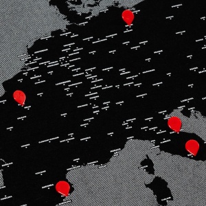 PALOMAR mapa PinCountry Evropa