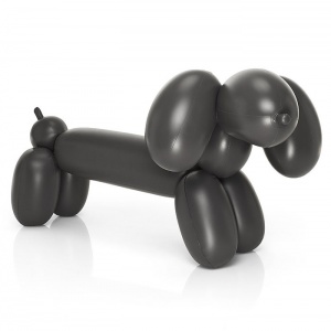 FATBOY nafukovací pes Hot Dog černý