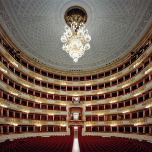 LASVIT závěsné svítidlo La Scala Milano opálové velké