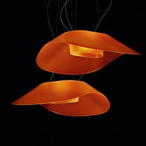 FOSCARINI závěsné svítidlo Fly-fly oranžové