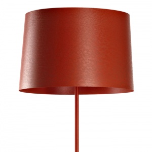 FOSCARINI stojací lampa Twiggy na čtení červená