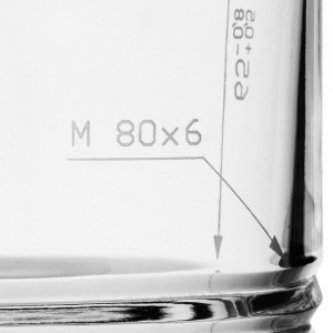BOMMA sklenice Engineering M80x6