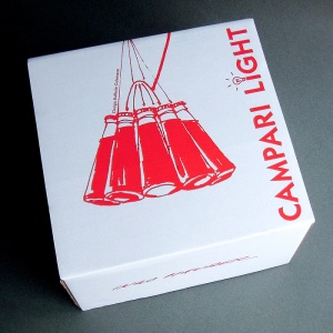 INGO MAURER závěsné svítidlo Campari Light dlouhé