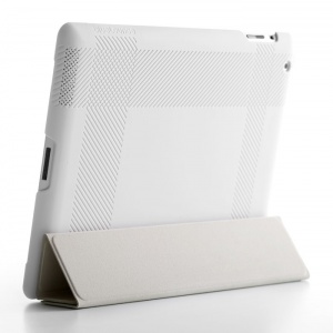 BLUELOUNGE kryt iPad Shell Tartan bílý