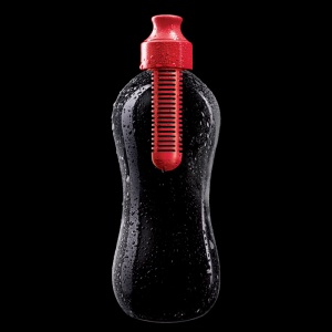 BOBBLE láhev na vodu 550 ml červená