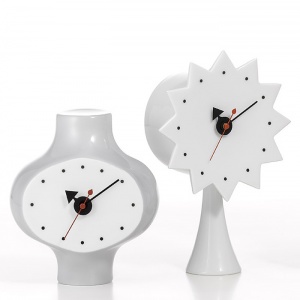VITRA stolní hodiny Ceramic Clock č.2 bílé