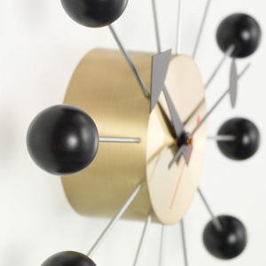 VITRA nástěnné hodiny Ball Clock černá