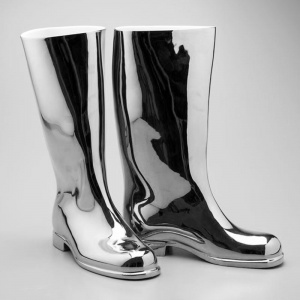 QUBUS váza Waterproof levá stříbrná