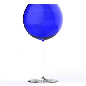 LUKÁŠ HOUDEK sklenice na víno Bubbles modré