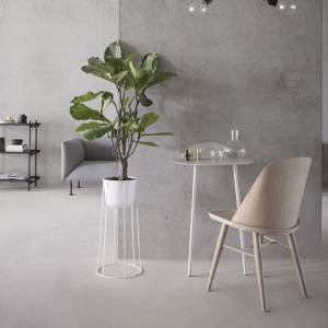 AUDO (MENU) stolek Wire bílý nízký