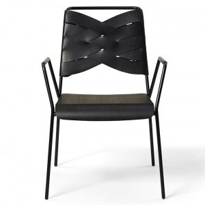 DESIGN HOUSE STOCKHOLM židle Torso s područkami černá