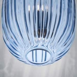 FOSCARINI závěsné svítidlo Plass Grande modré