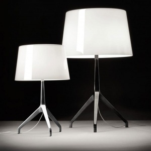 FOSCARINI stolní lampa Lumiere XXS šedá