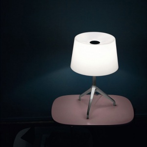 FOSCARINI stolní lampa Lumiere XXS šedá