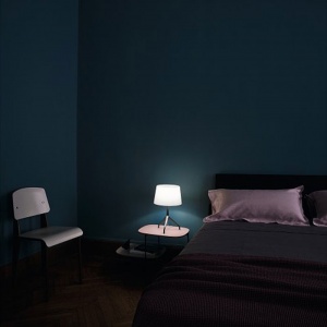 FOSCARINI stolní lampa Lumiere XXS šedá