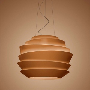 FOSCARINI závěsné svítidlo Le Soleil bronzové