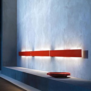 FOSCARINI nástěnné svítidlo Fields 1 bílé