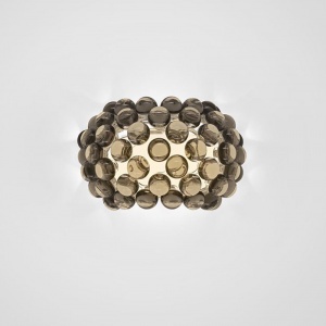 FOSCARINI nástěnné svítidlo Caboche Plus malé šedé