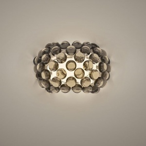 FOSCARINI nástěnné svítidlo Caboche Plus malé šedé