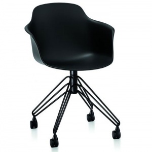 BONTEMPI CASA židle Mood Swivel 4 legs s područkami