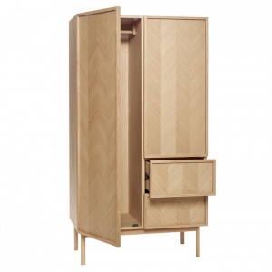 HÜBSCH kabinet Oak vysoký