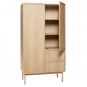 HÜBSCH kabinet Oak vysoký