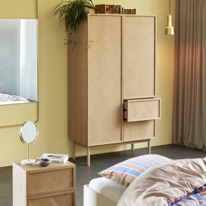 HÜBSCH kabinet Oak vysoký