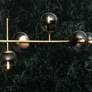 BOLIA závěsné svítidlo Orb horizontální mosazné
