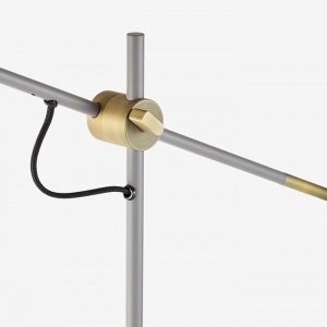 BOLIA stojací lampa Bureau černá