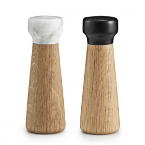NORMANN COPENHAGEN mlýnek na sůl Craft Oak malý bílý