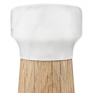NORMANN COPENHAGEN mlýnek na sůl Craft Oak malý bílý