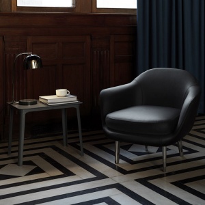 NORMANN COPENHAGEN křeslo Sum Alu kůže