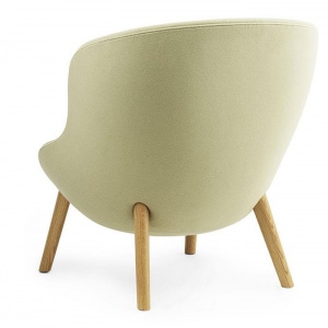 NORMANN COPENHAGEN křeslo Hyg Oak nízké vlna