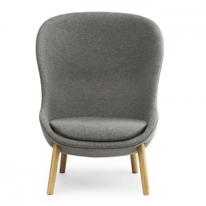 NORMANN COPENHAGEN křeslo Hyg Oak vysoké len