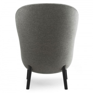 NORMANN COPENHAGEN křeslo Hyg Black Oak vysoké len