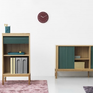 NORMANN COPENHAGEN komoda Jalousi nízká šedá