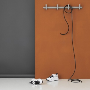 NORMANN COPENHAGEN věšák Hoop černý