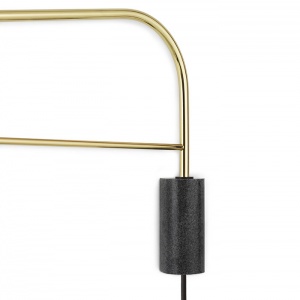 NORMANN COPENHAGEN nástěnné svítidlo Grant velké černé