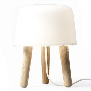 stolní lampa Milk NA1 přírodní/bílá