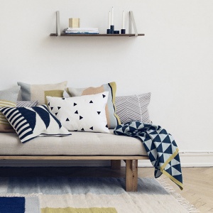 FERM LIVING polštář Striped Cushion