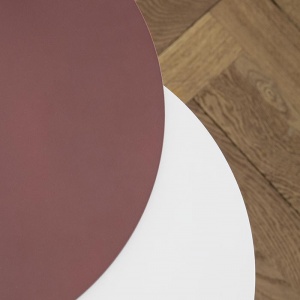 NORMANN COPENHAGEN stolek Stock Table vínově červený