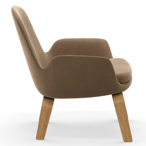 NORMANN COPENHAGEN křeslo Era Lounge Chair Black Oak nízké