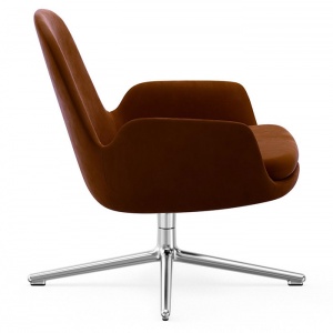 NORMANN COPENHAGEN křeslo Era Lounge Chair Swivel Alu nízké