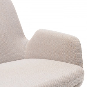 NORMANN COPENHAGEN křeslo Era Lounge Chair Swivel Alu nízké
