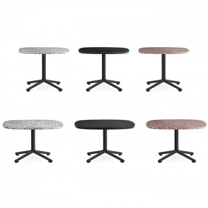NORMANN COPENHAGEN stolek Era velký černý/růžový