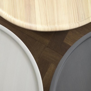 NORMANN COPENHAGEN stolek Pine malý tmavě šedý