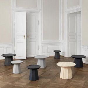 NORMANN COPENHAGEN stolek Pine malý tmavě modrý