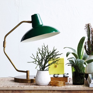 HOUSE DOCTOR stolní lampa Desk světle šedá